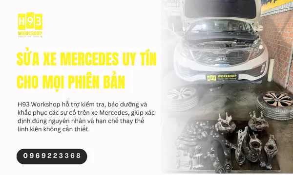 Sửa Xe Mercedes Uy Tín Cho Mọi Phiên Bản