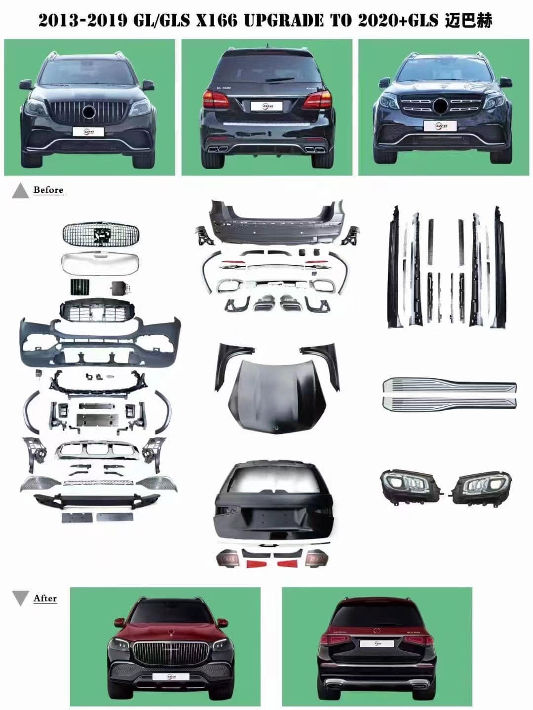 Nâng cấp bodykit xe sang hoàn toàn mới