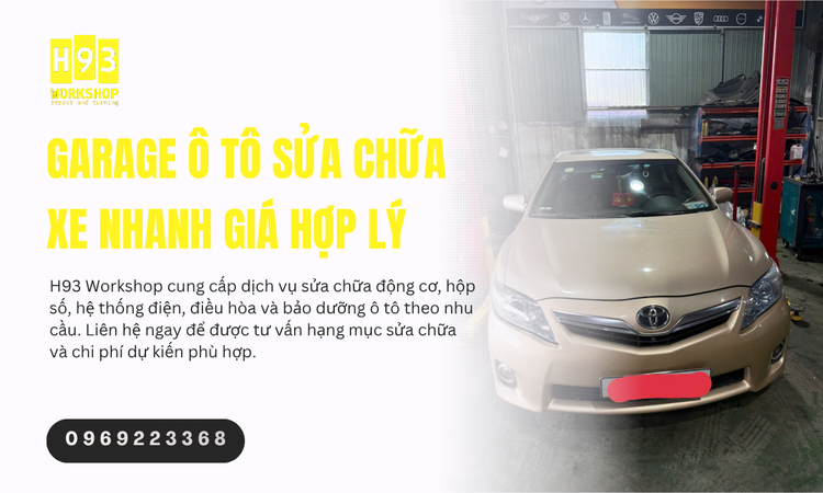 Garage Ô Tô Sửa Chữa Xe Nhanh Giá Hợp Lý Uy Tín Tại TPHCM