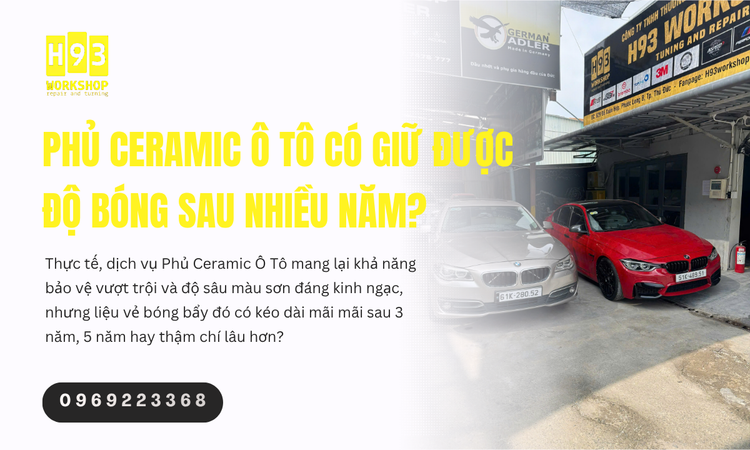 Phủ Ceramic Ô Tô Có Giữ Được Độ Bóng Sau Nhiều Năm?