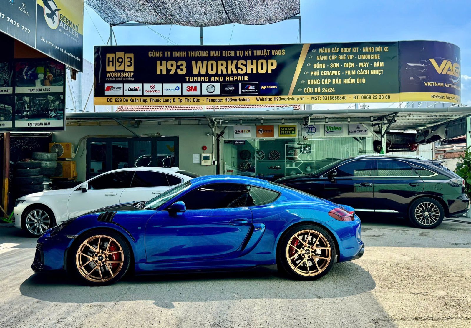Độ xe Porsche thủ đức