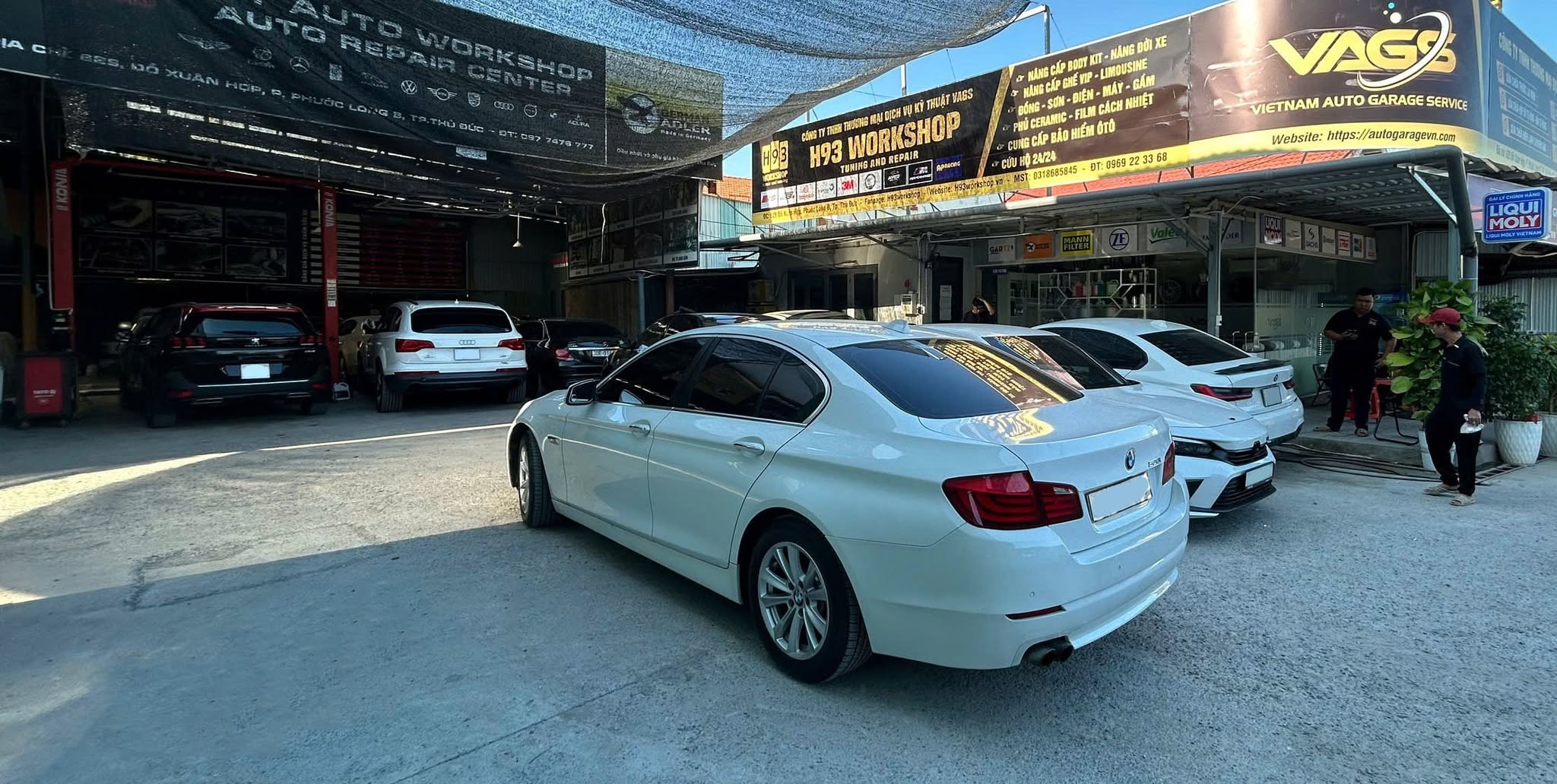 Dịch vụ chăm sóc xe chuyên sâu tại garage chăm sóc xe thủ đức