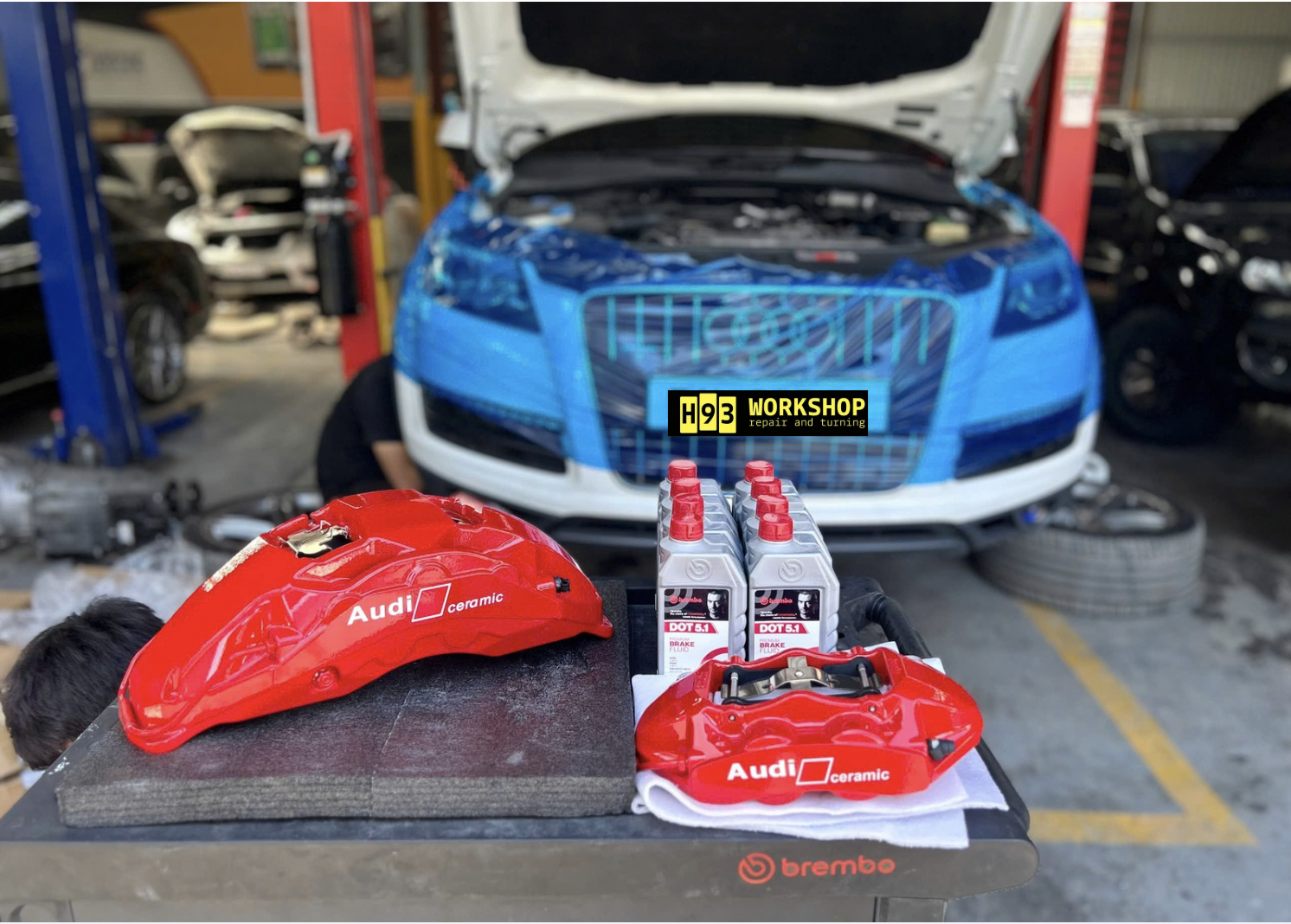 nâng cấp phanh Brembo thủ đức