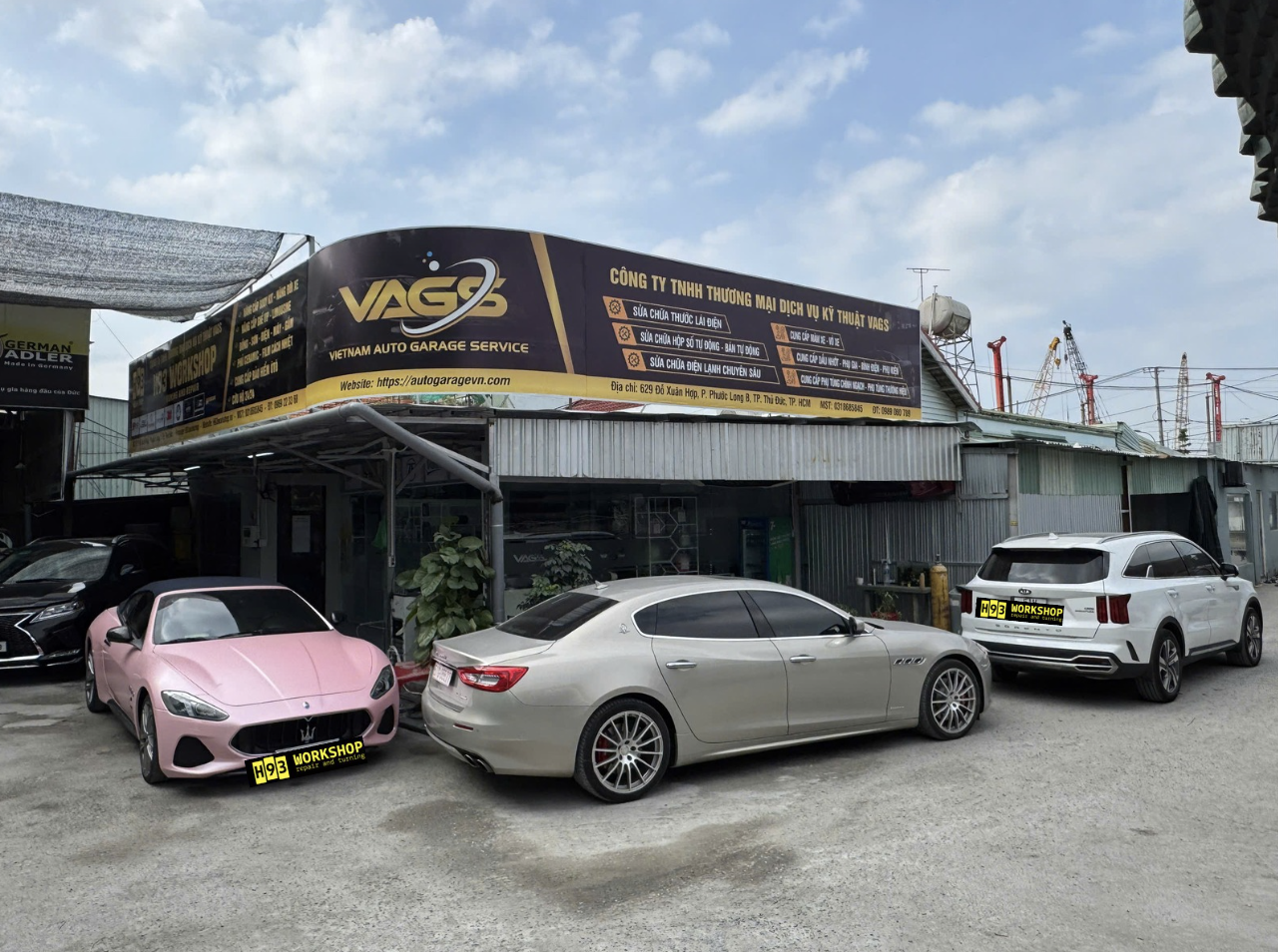 sửa chữa Maserati thủ đức