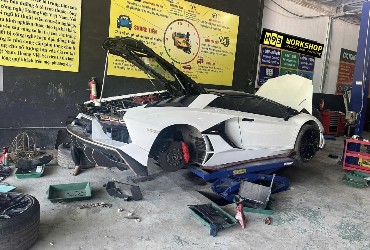 sữa chữa bảo dưỡng lamborghini thủ đức