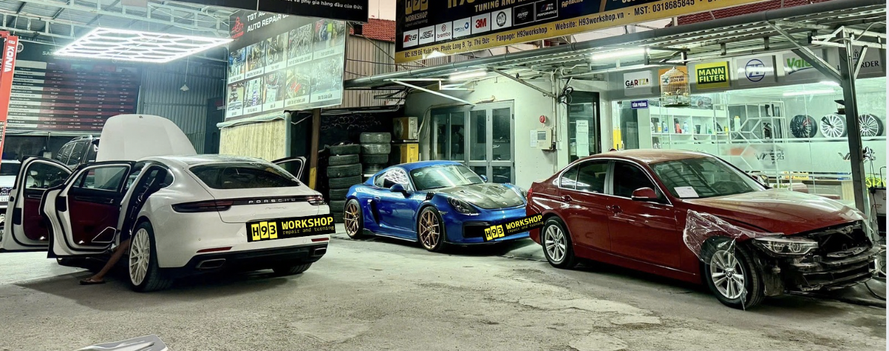 Bảo dưỡng gầm máy porsche thủ đức