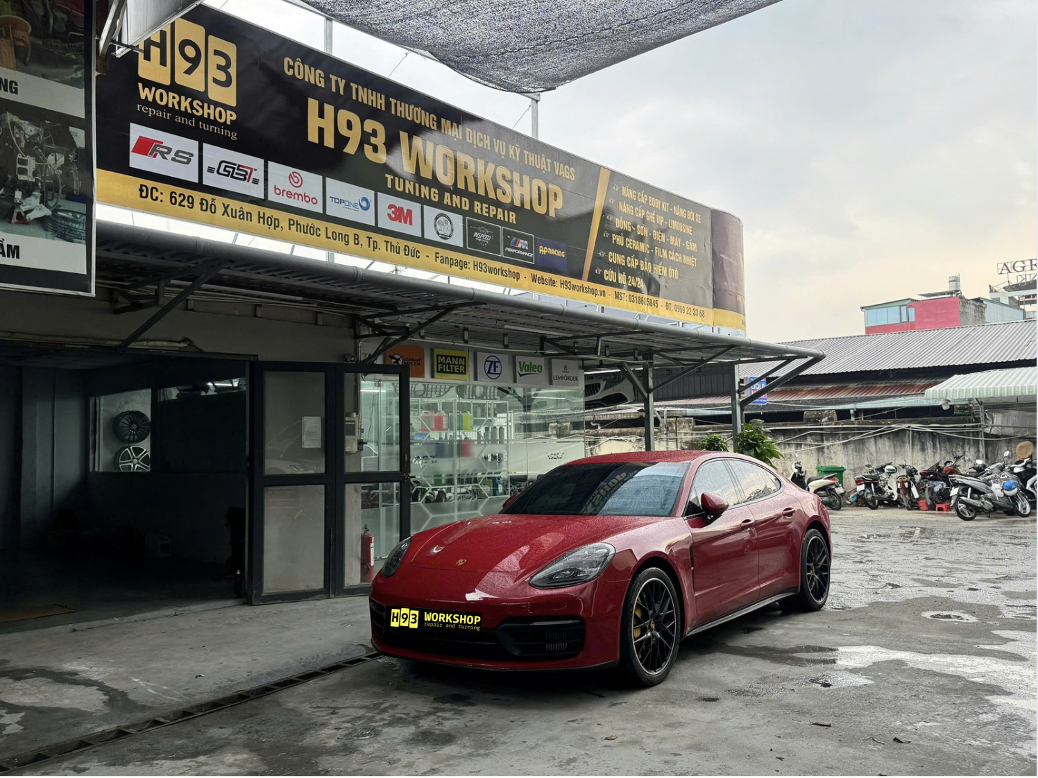 Bảo dưỡng gầm máy porsche thủ đức