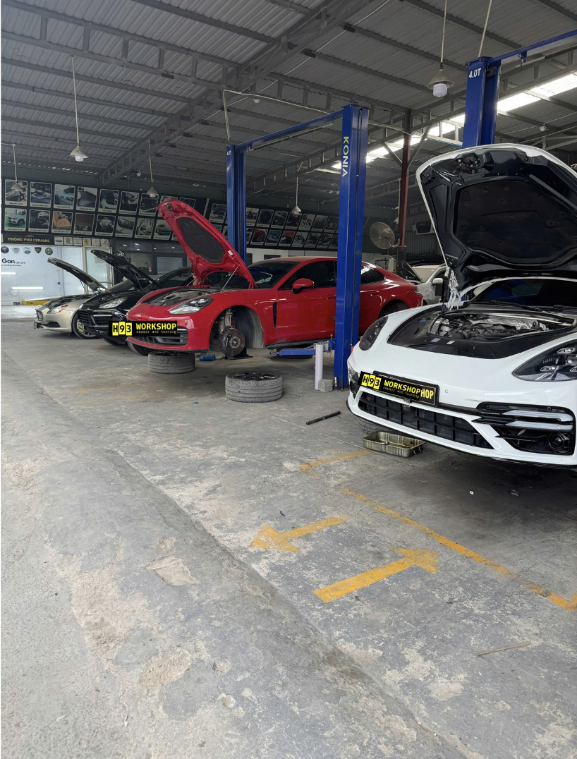 đồng sơn porsche thủ đức