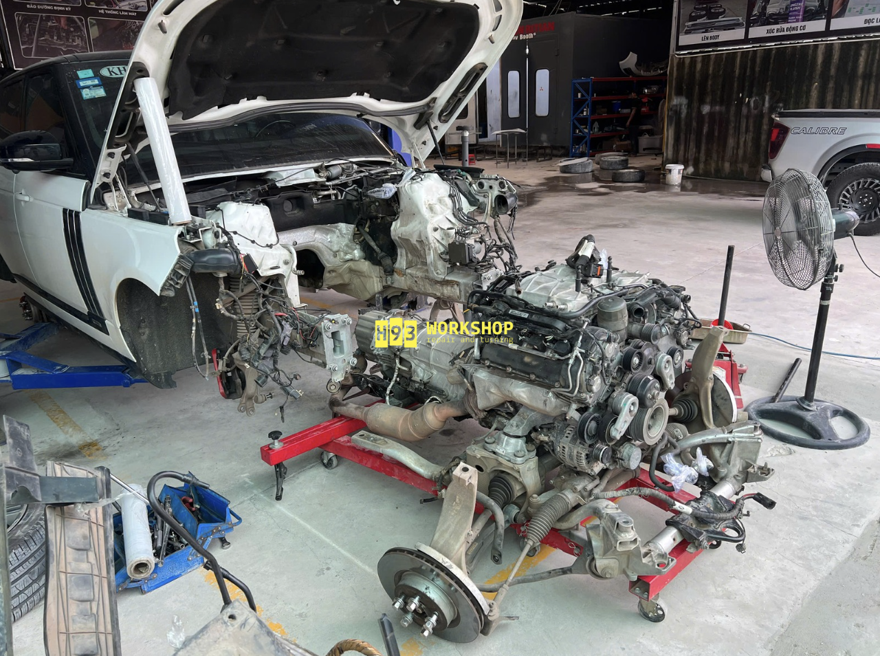 bảo dưỡng rangrover thủ đức