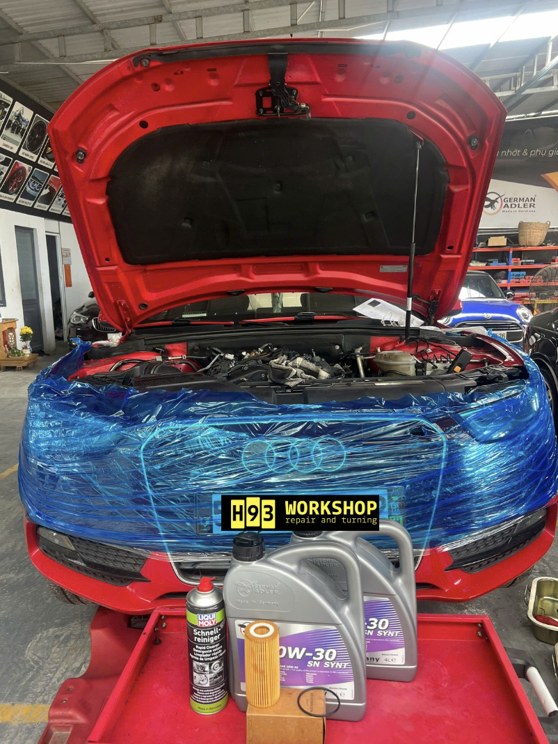 sửa chữa gầm thay thế càng audi thủ đức