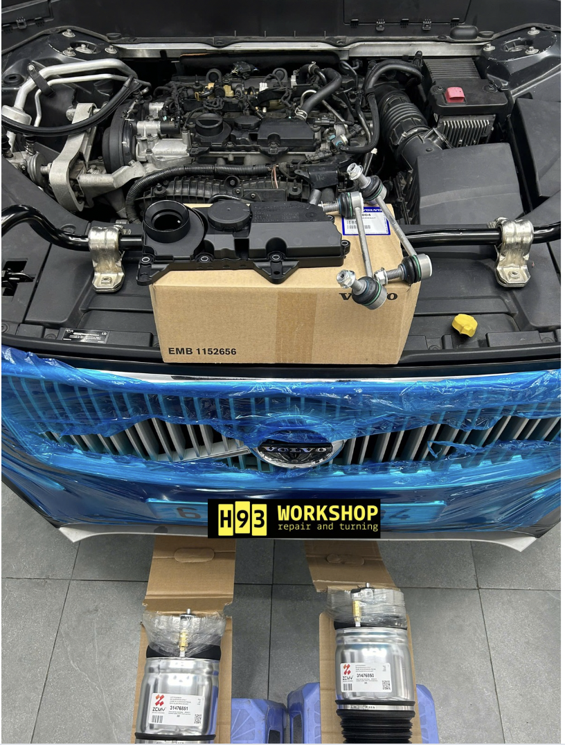 sửa chữa đèn- thay phuộc- thay supercharger volvo thủ đức
